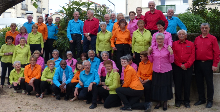 La chorale Arc-en-ciel au Puy-en-Velay le 21 mai 2022